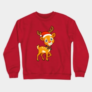 Happy reindeer Crewneck Sweatshirt